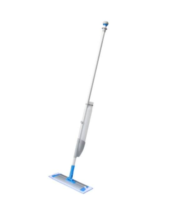 SME 100 – Flat mop with inbuilt spray feature, BLUE/GREEN/YELLOW/RED